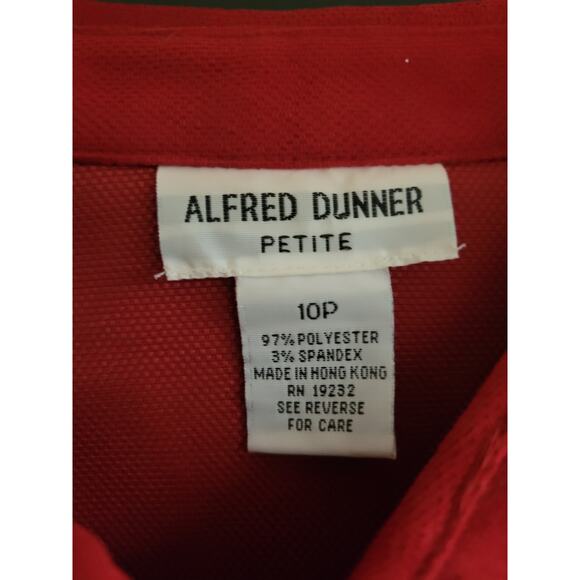 Alfred Dunner Petite Red Button Up Blazer - Size 10P - Picture 3 of 5